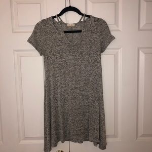 Gray t-shirt dress